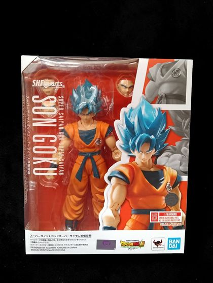 SUPER SAIYAN GOD SON GOKU BLUE DRAGON BALL SUPER : BROLY S.H. FIGUARTS BANDAI Ed 2025