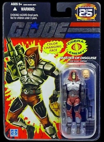 ZARTAN (MASTER OF DISGUISE) G.I. JOE (A REAL AMERICAN HERO) 25TH ANNIVERSARY (SINGLE PACK – WAVE 3) HASBRO Ed 2007