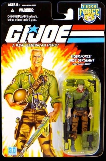 DUKE (TIGER FORCE FIRST SERGEANT) G.I. JOE 25th ANNIVERSARY HASBRO Ed 2008