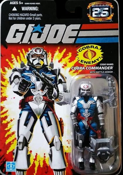COBRA COMMANDER (BATTLE ARMOR) G.I. JOE 25th ANNIVERSARY HASBRO Ed 2008