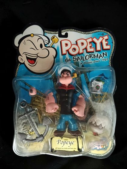 POPEYE EL MARINO KING FEATURES SYNDICATE �POPEYE CLASSIC SERIES MEZCO TOYZ Ed 2001
