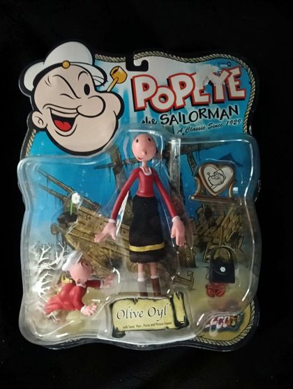 OLIVE OYL CON SWEE PEA KING FEATURES SYNDICATE �POPEYE CLASSIC SERIES MEZCO TOYZ Ed 2001