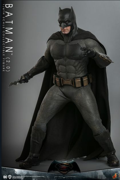 BATMAN (2.0) BATMAN V SUPERMAN: DAWN OF JUSTICE MOVIE MASTERPIECE SERIES (MMS732) HOT TOYS Ed 2025