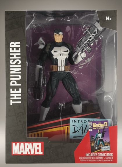 THE PUNISHER (FRANK CASTLE) MARVEL COMICS MARVEL COLLECTOR EDITION / MARVEL COMICS COVERS PLATINUM SERIES (ESCALA 1:6) MCFARLANE TOYS Ed 2024