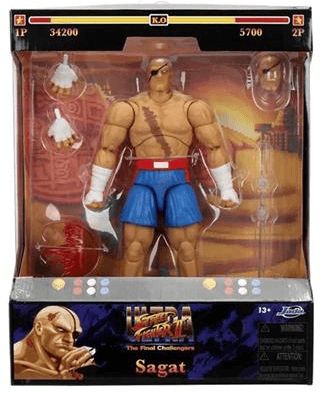SAGAT STREET FIGHTER 2 DELUXE ACTION FIGURE 1:12 SCALE JADA TOYS Ed 2025